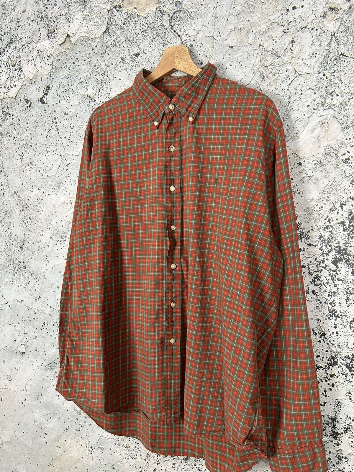 Polo Ralph Lauren Vintage Polo Ralph Lauren Checkerd Shirt Button Ups 90s Size US XL / EU 56 / 4 - 2 Thumbnail