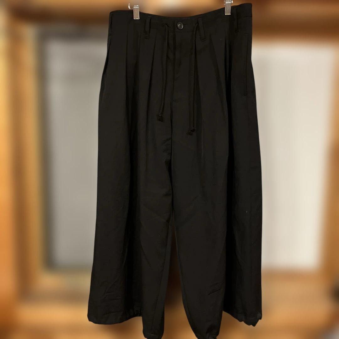 Yohji Yamamoto yohji yamamoto POUR HOMME/Wrinkled gabardine balloon pants Size US 32 / EU 48 - 2 Thumbnail