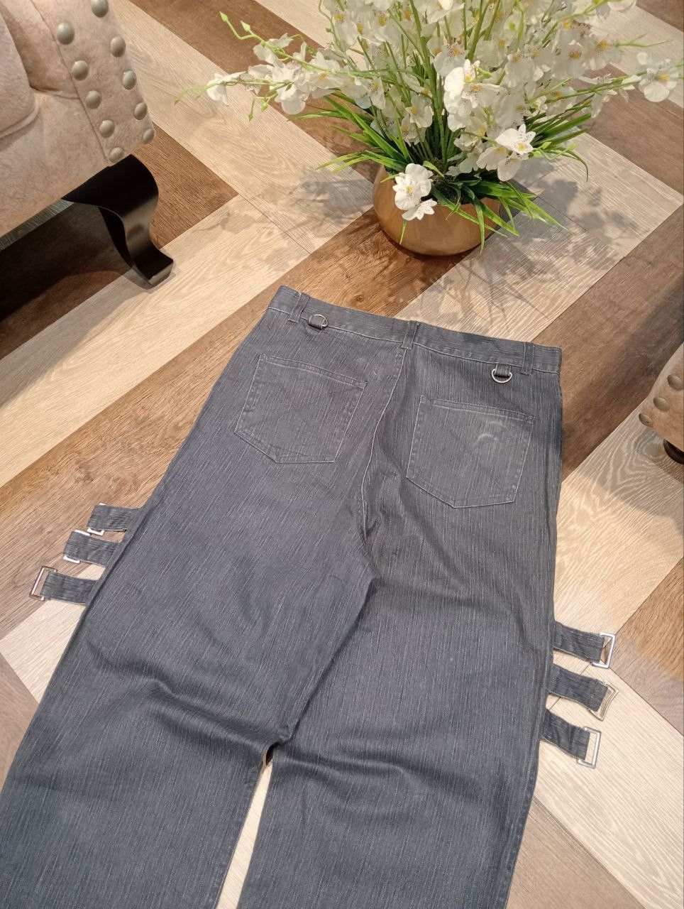 If Six Was Nine SLASH NUMBER JAPAN STRETCH BANDAGE PANTS Size US 31 - 12 Thumbnail