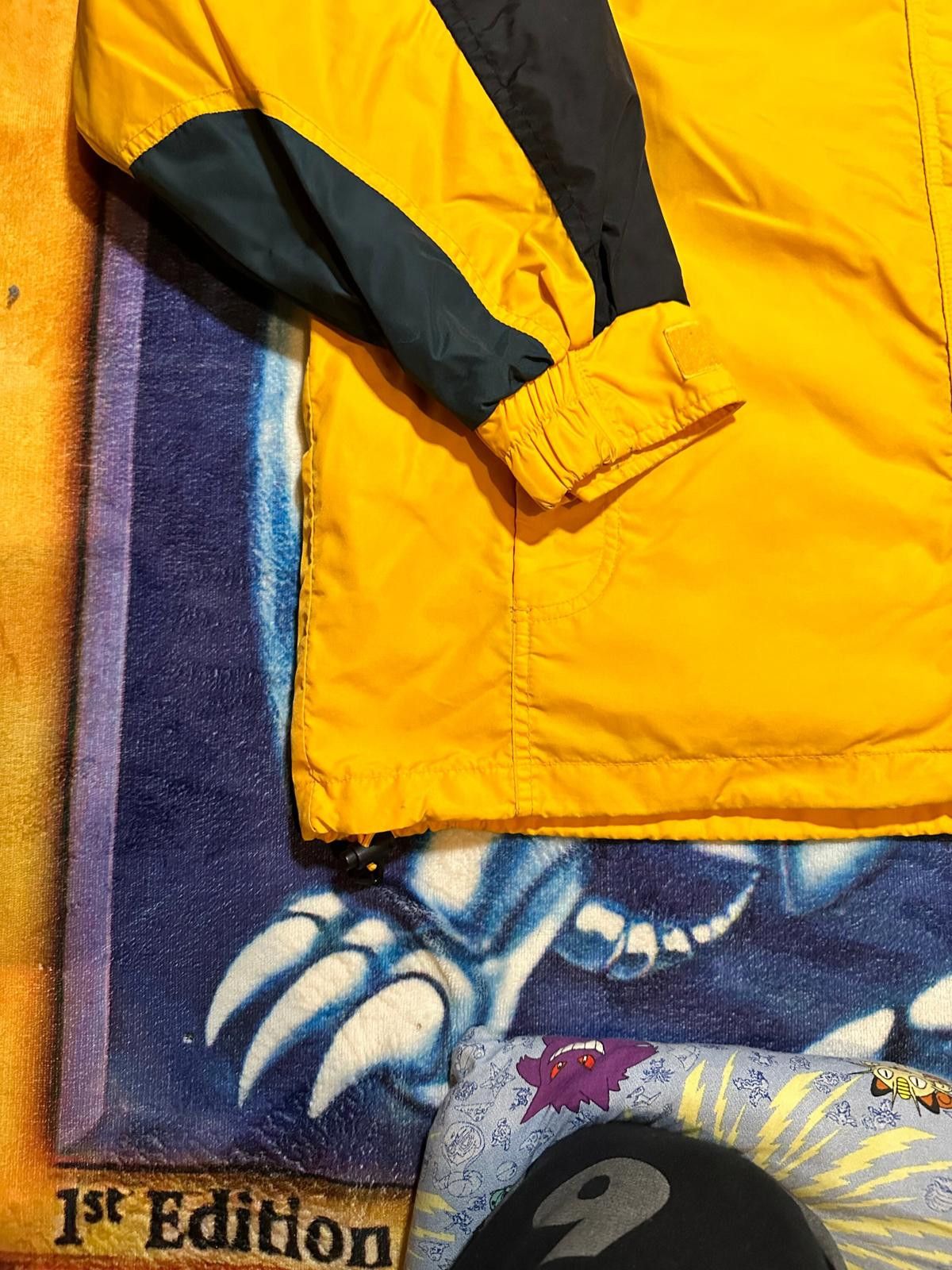 Columbia Columbia Men's Yellow and Black Windbreaker Jacket Size ONE SIZE - 9 Thumbnail