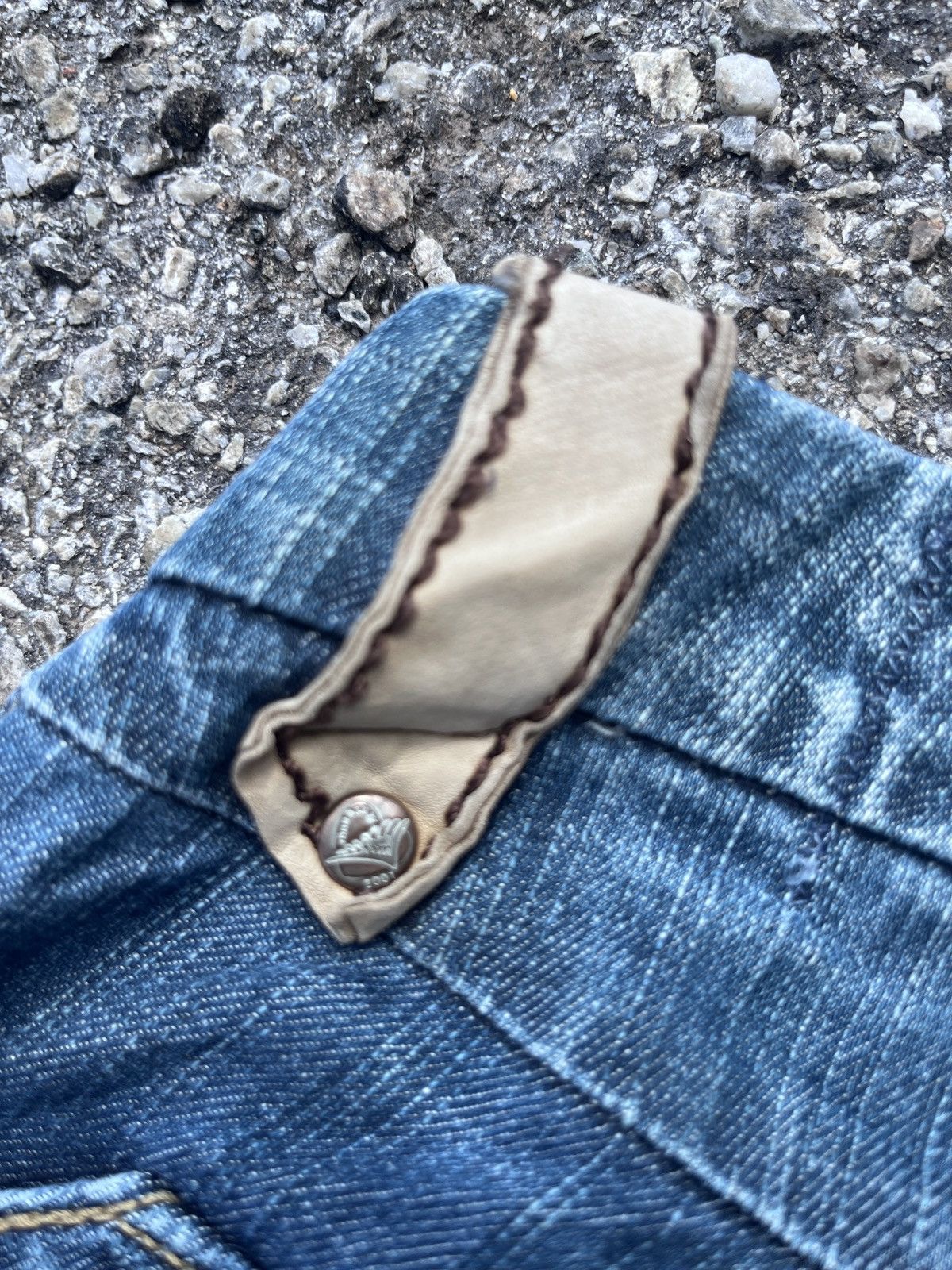Hysteric Glamour × If Six Was Nine × Tornado Mart Antgauge S.P Platinum Blue Flare Jean Size US 32 / EU 48 - 13 Thumbnail