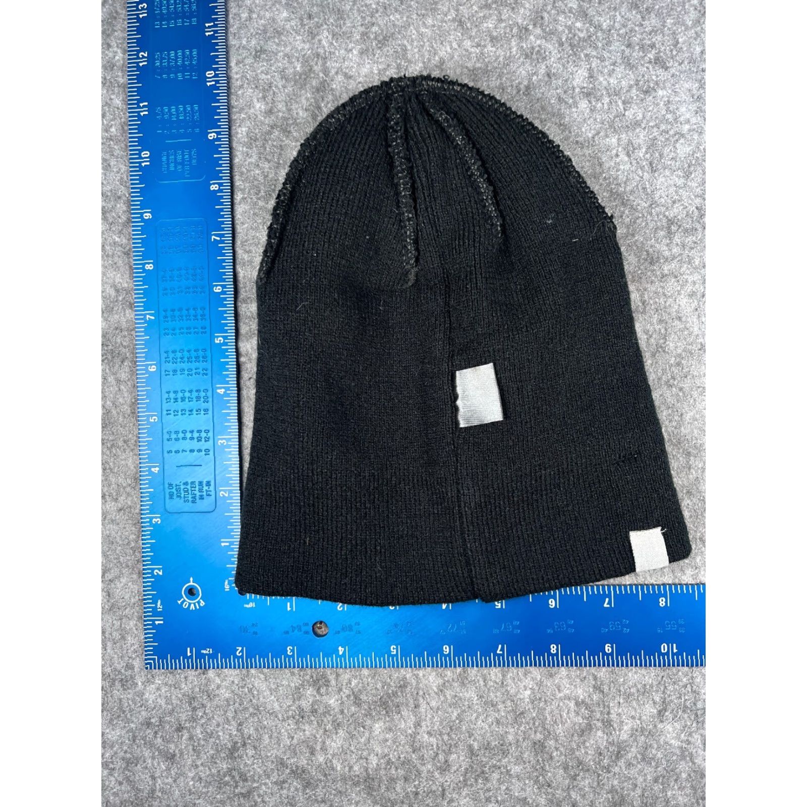 Vintage Robin Ruth Beanie Hat Unisex Adults One Size Black Knit 100% Acrylic Ski Winter 90s? (No) Size ONE SIZE - 6 Thumbnail