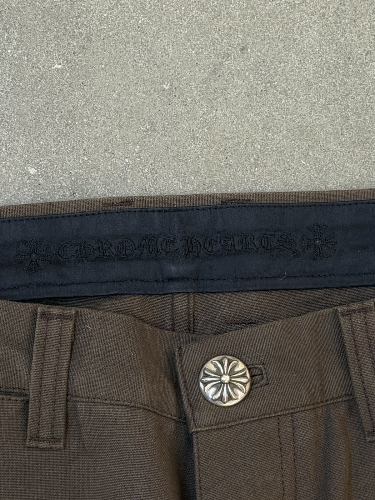 Chrome Hearts RARE! Chrome Hearts Flooded Back Patches Carpenter Pants Size US 36 / EU 52 - 14 Thumbnail