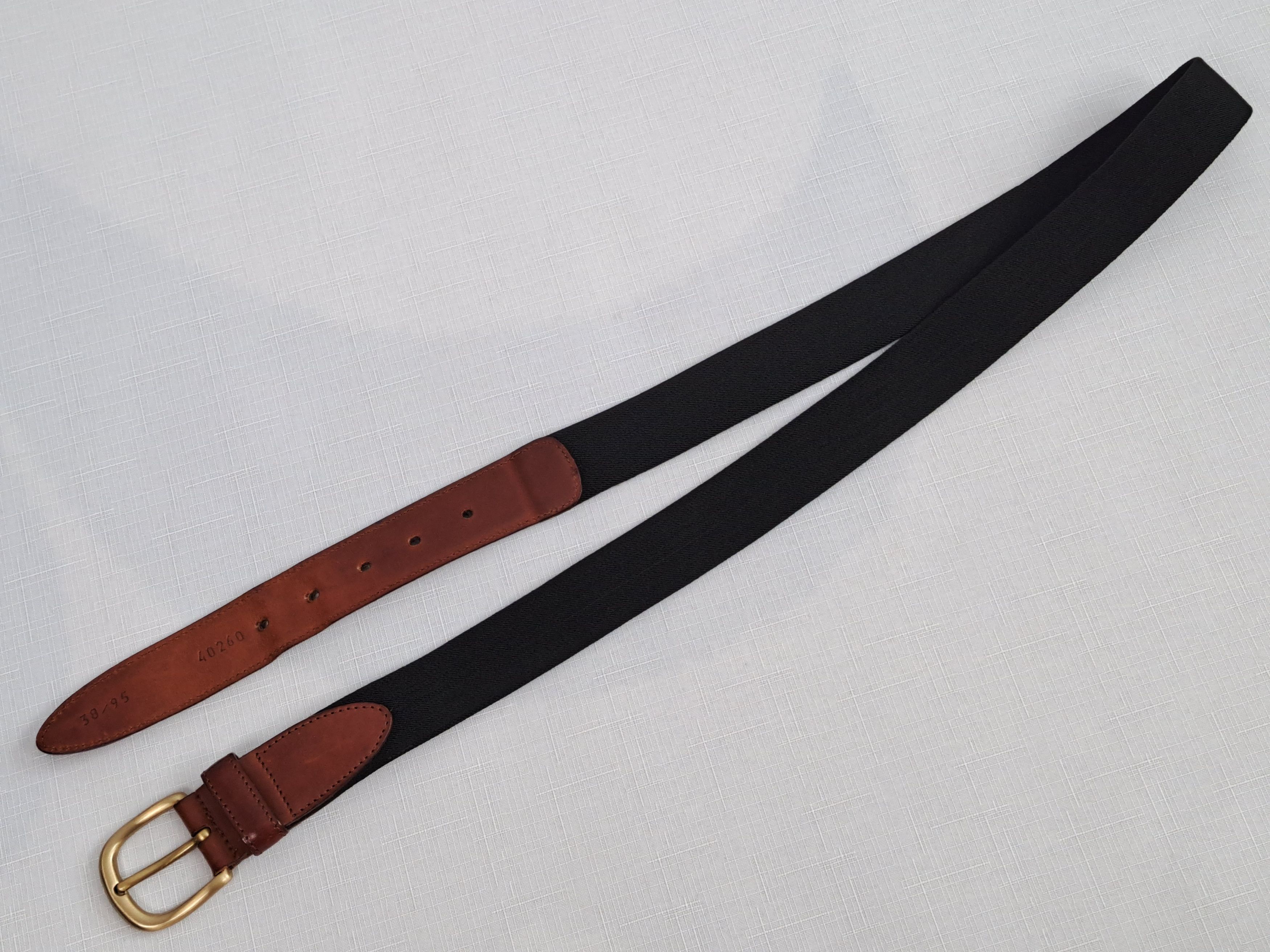 Bally × Vintage Bally vintage leather/elastic fabric belt. Size ONE SIZE - 8 Thumbnail