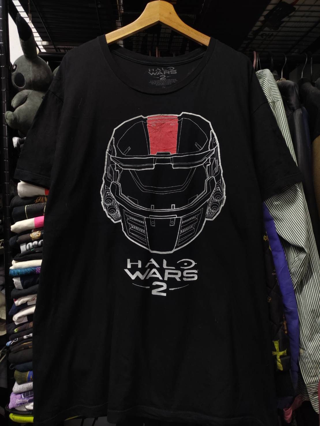 Halo Halo Wars 2 " Spartan Helmet " Game Promo T-Shirt Size US XXL / EU 58 / 5 - 2 Thumbnail