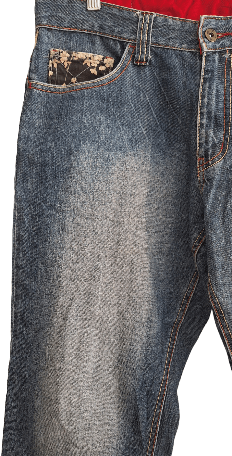 Japanese Brand Japanese Brand Infinity Fish Koi Multipocket Jeans Size US 32 / EU 48 - 7 Thumbnail