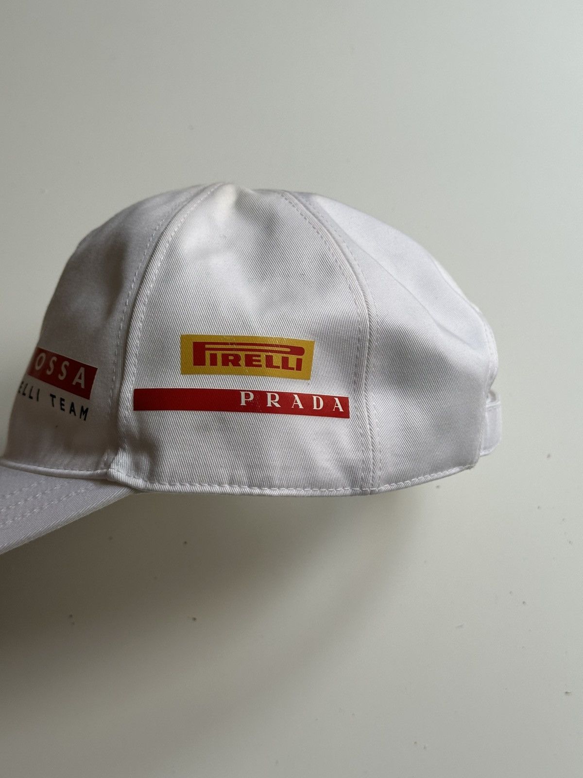 Prada Prada Luna Rossa Vintage Rare 00s Luxury Red Tab Cap Size ONE SIZE - 4 Thumbnail
