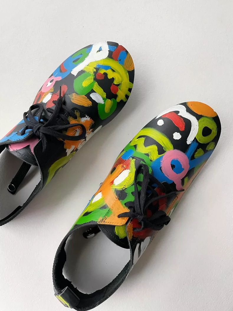 Comme des Garcons Comme Des Garcons 14SS Show Graffiti Shoe Cover 2504-Nextar Size ONE SIZE - 3 Thumbnail