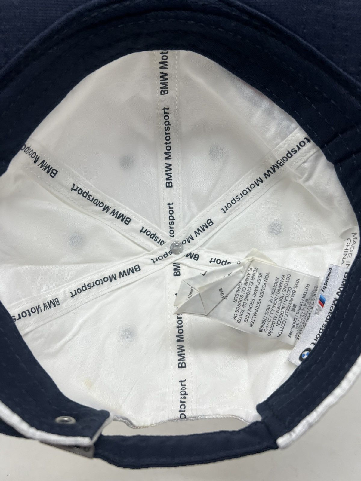 BMW BMW Motorsport Hat Size ONE SIZE - 12 Thumbnail