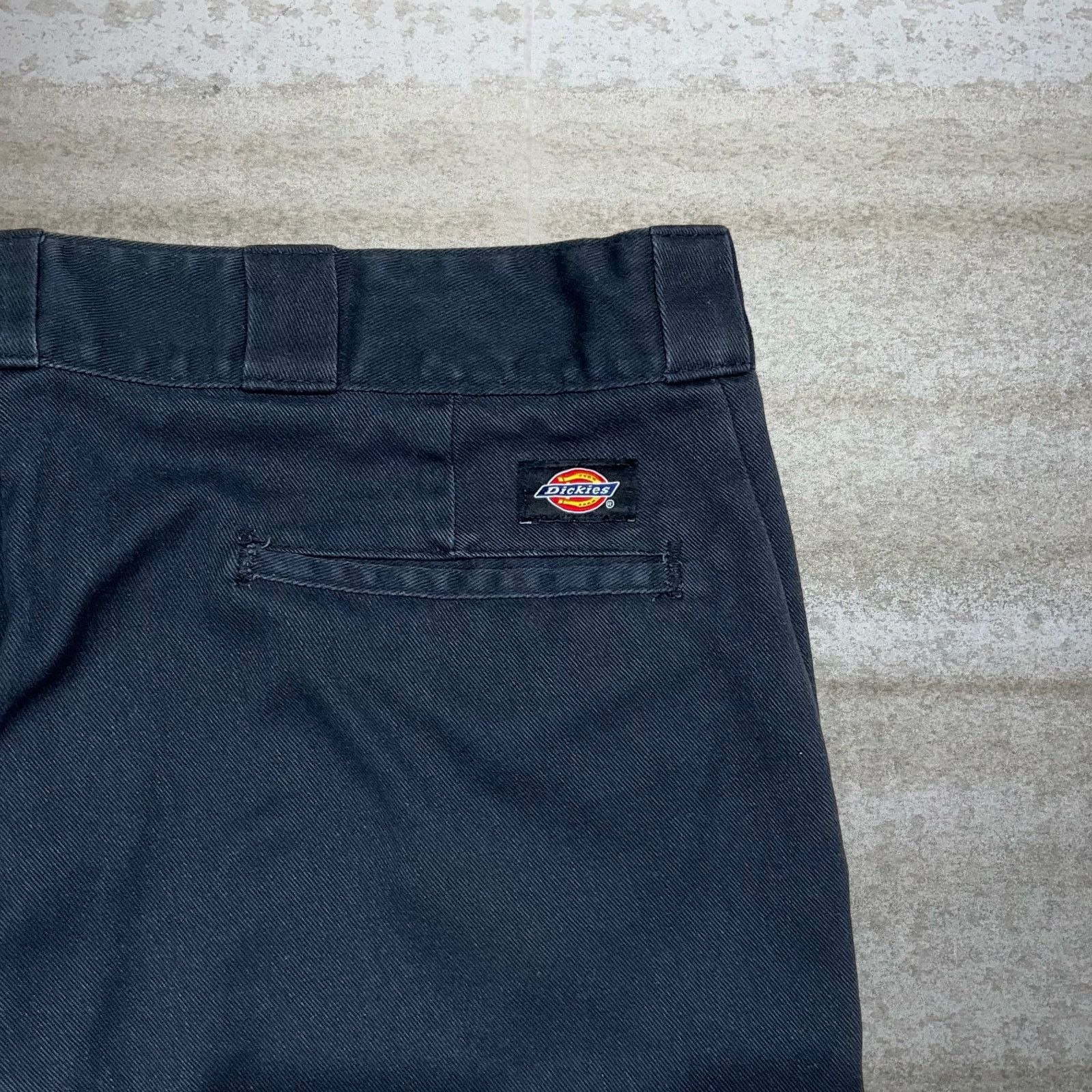 Dickies Vintage 90s Dickies Khakis Pants 36x30 Baggy Black Flat Size US 36 / EU 52 - 3 Thumbnail