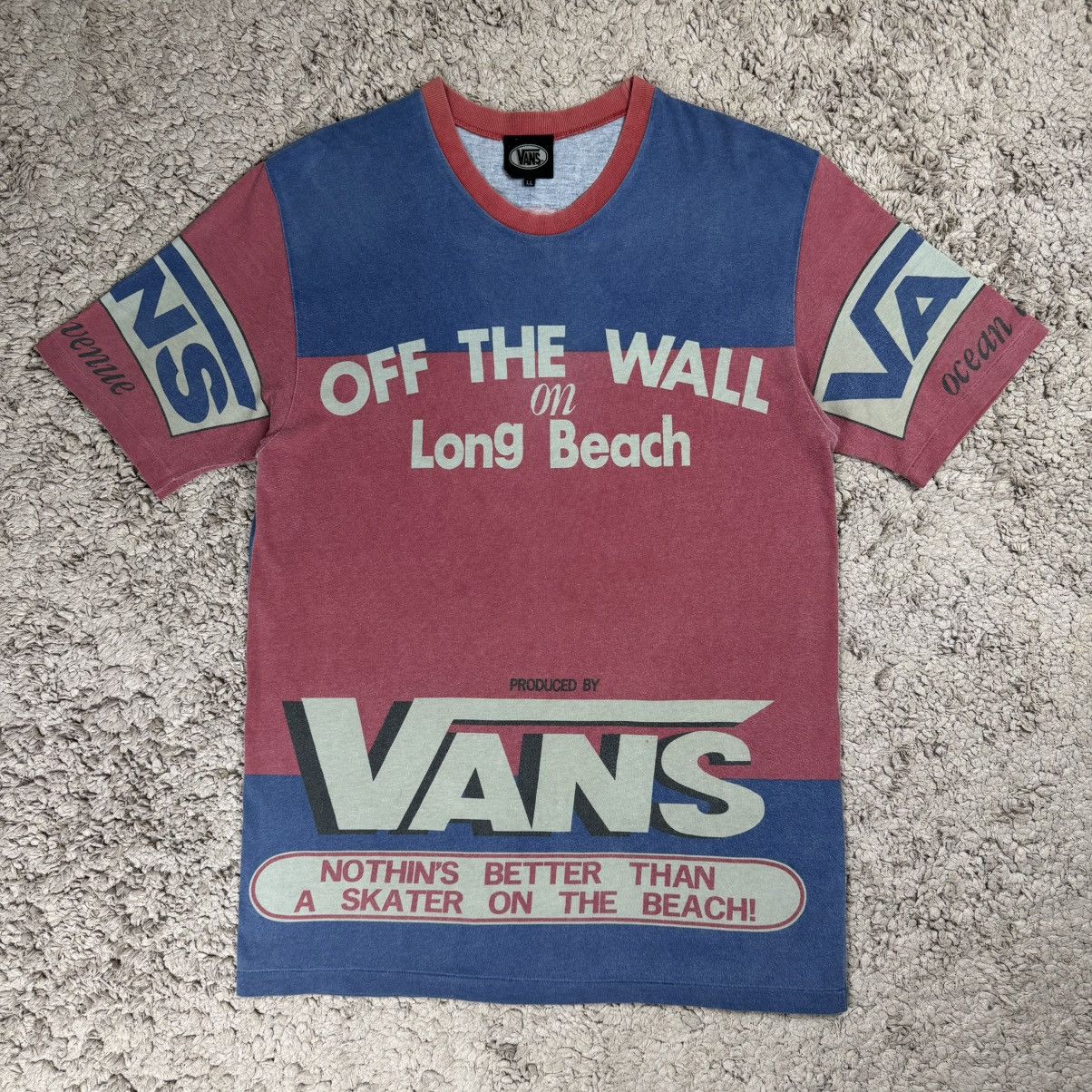 Vans Vintage Vans Long Beach Rare T-shirt Size US XL / EU 56 / 4 - 1 Thumbnail