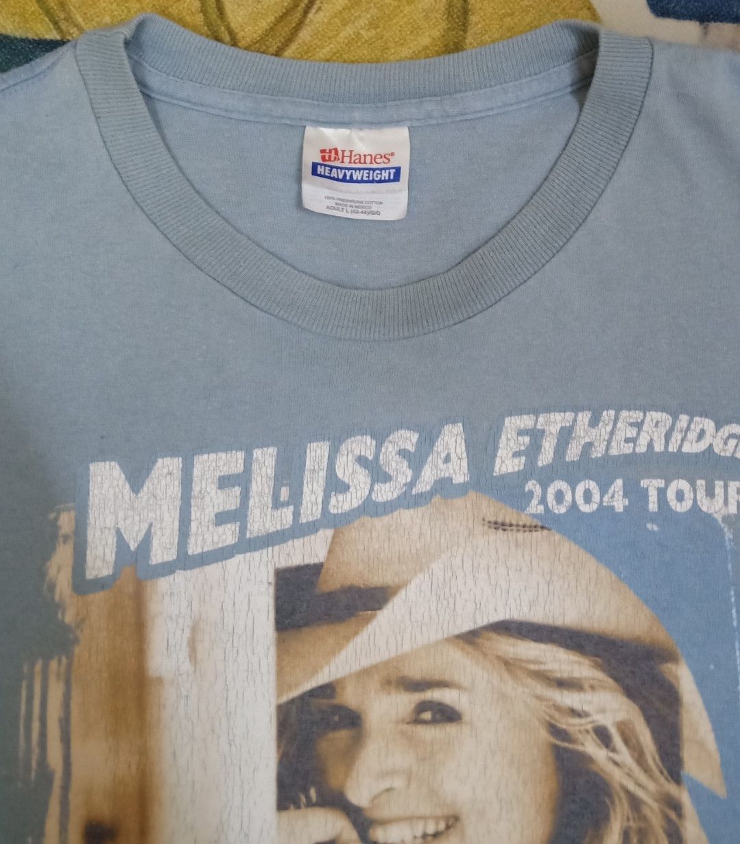 Band Tees Vintage Melissa Etheridge 2004 Tour : Get Lucky Tonight Size US L / EU 52-54 / 3 - 8 Thumbnail