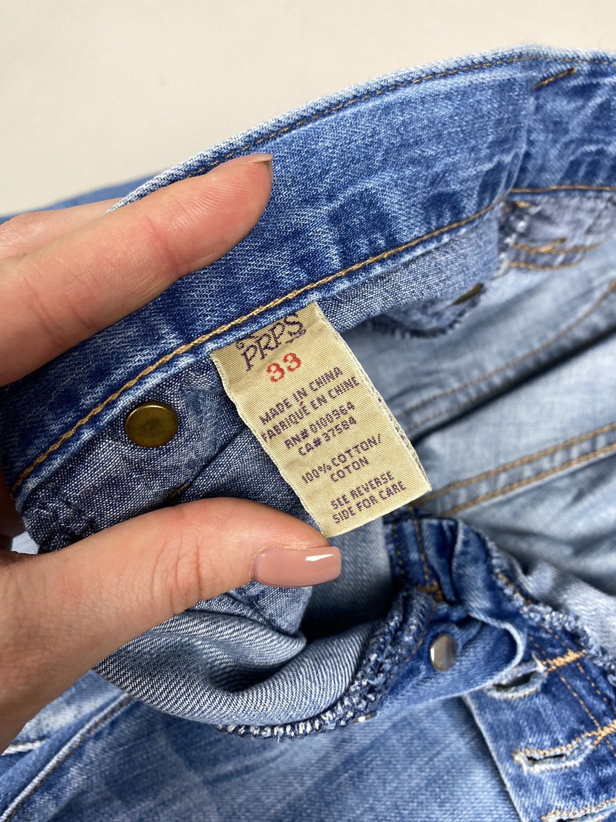 Prps PRPS men’s Japanese denim jeans size 33 Size US 33 - 14 Thumbnail