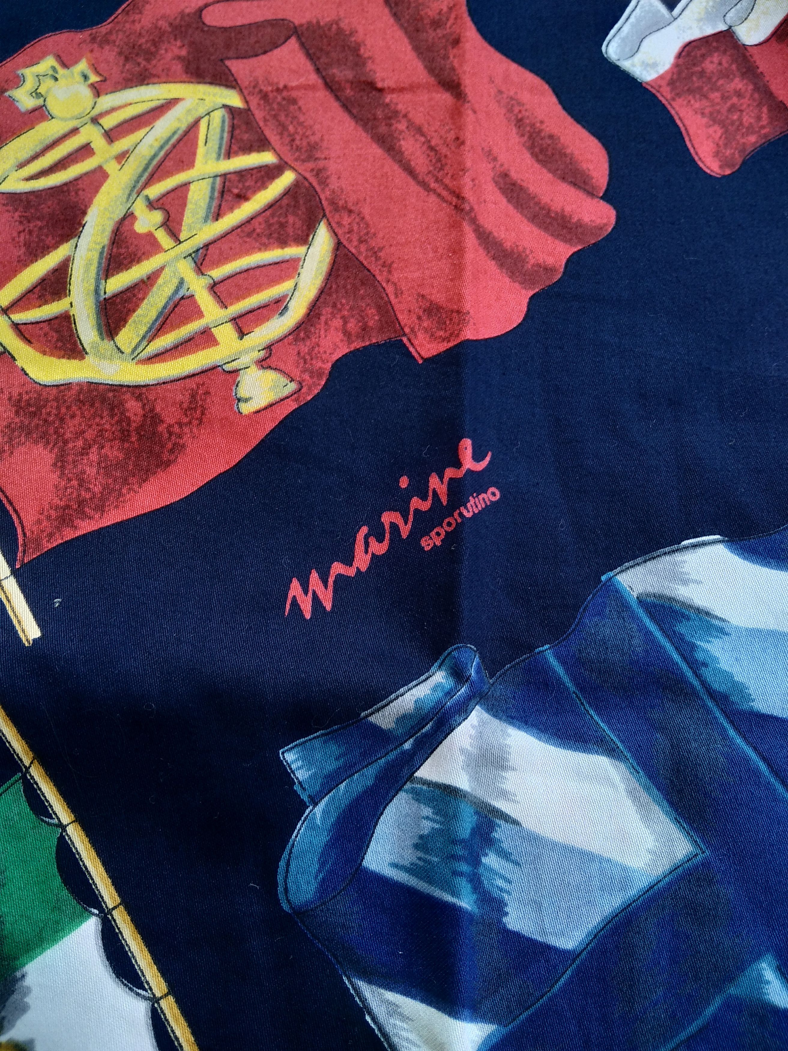 If Six Was Nine × Japanese Brand VTG 80s Marine Sporutino All Over Print Flag Retro Style Size US M / EU 48-50 / 2 - 10 Thumbnail