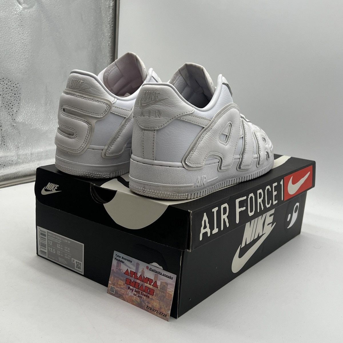 Nike Cactus plant flea market x Air Force 1 low white Size US 12 / EU 45 - 5 Thumbnail