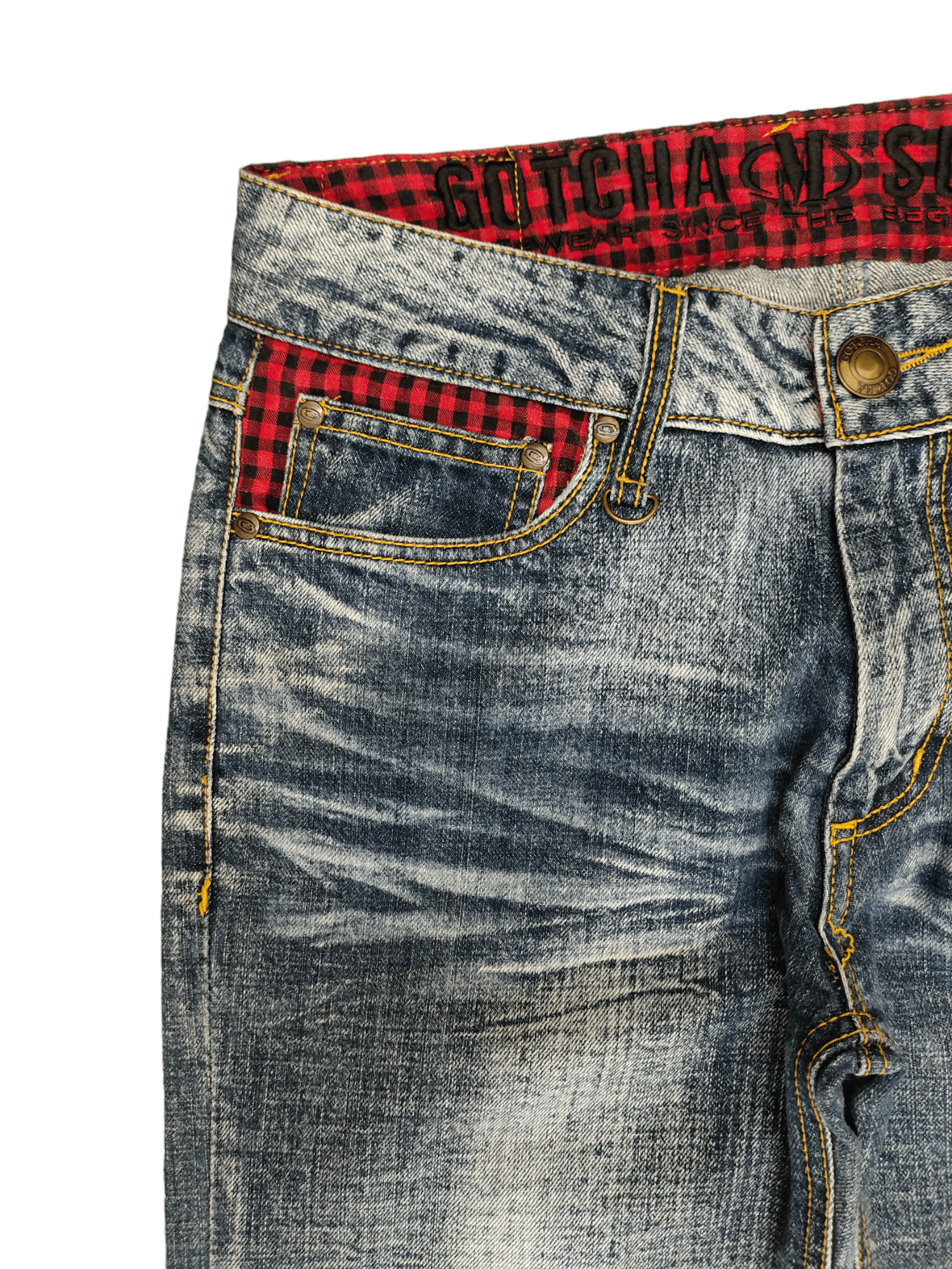 Gotcha Gotcha Clawmark Embroidered Denim jeans Undercovers Style Size US 32 / EU 48 - 12 Thumbnail