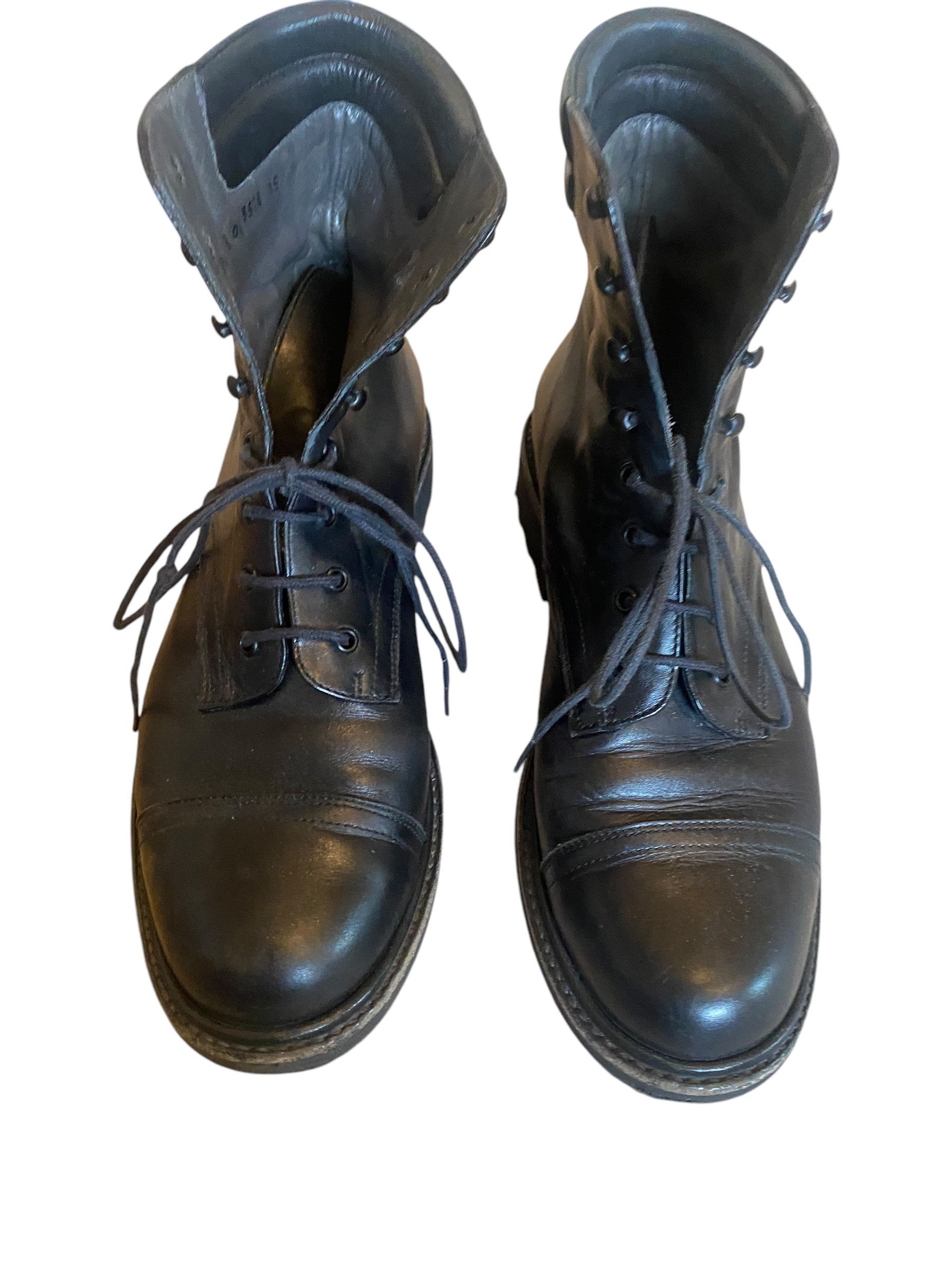 Robert Clergerie Robert Clergerie Black Leather Ankle Boots Size US 8.5 / IT 38.5 - 1 Thumbnail