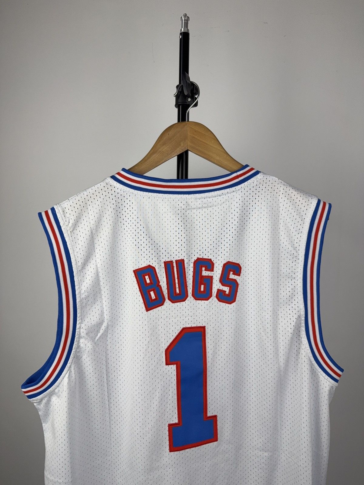 NBA × Vintage Space Jam Bugs Bunny #1 Jersey – Tune Squad Throwback Size US XL / EU 56 / 4 - 7 Thumbnail
