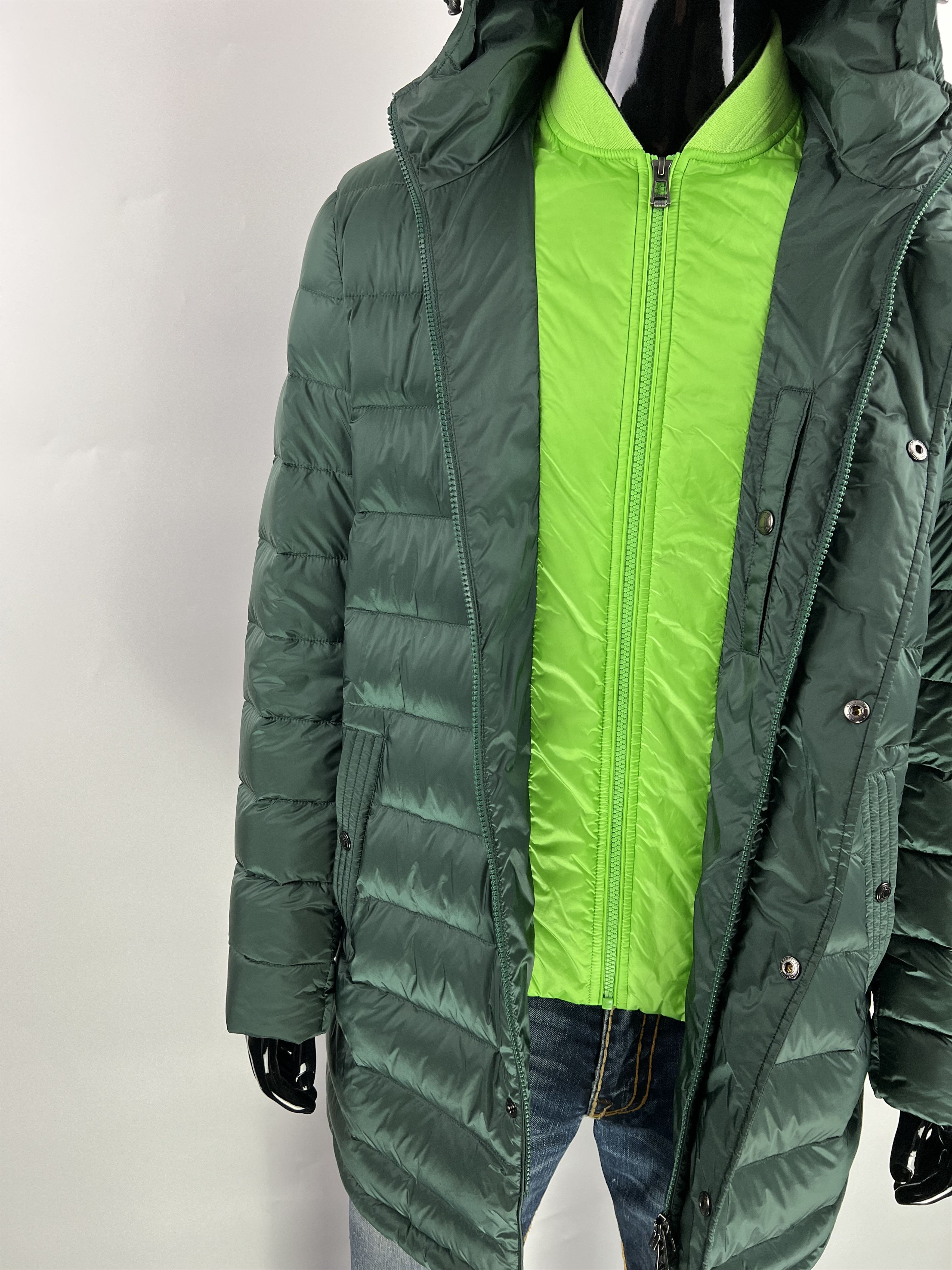 Belstaff Belstaff Green Hooded Down Jacket Puffer Size 52 Size US L / EU 52-54 / 3 - 6 Thumbnail