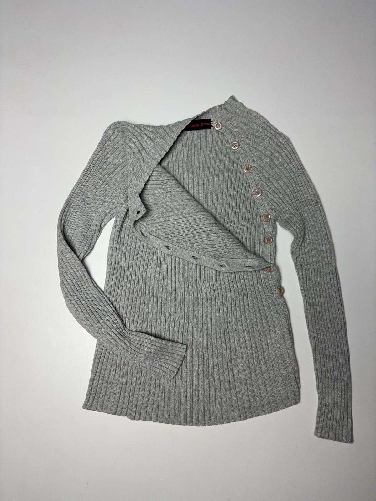 Other BUTTON UP KNIT SWEATER Y2K AVANT GARDE Size L / US 10 / IT 46 - 2 Thumbnail