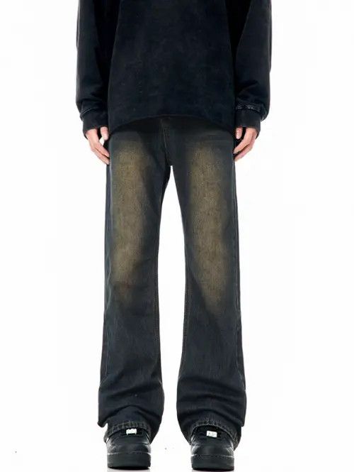 VIBE American men's retro gradient washed straight jeans Size US 32 / EU 48 - 5 Thumbnail