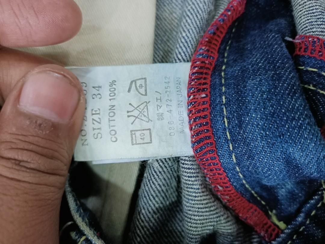 Eternal Eternal Kurashiki Japan Patchwork Distressed Jeans Size US 35 - 9 Thumbnail