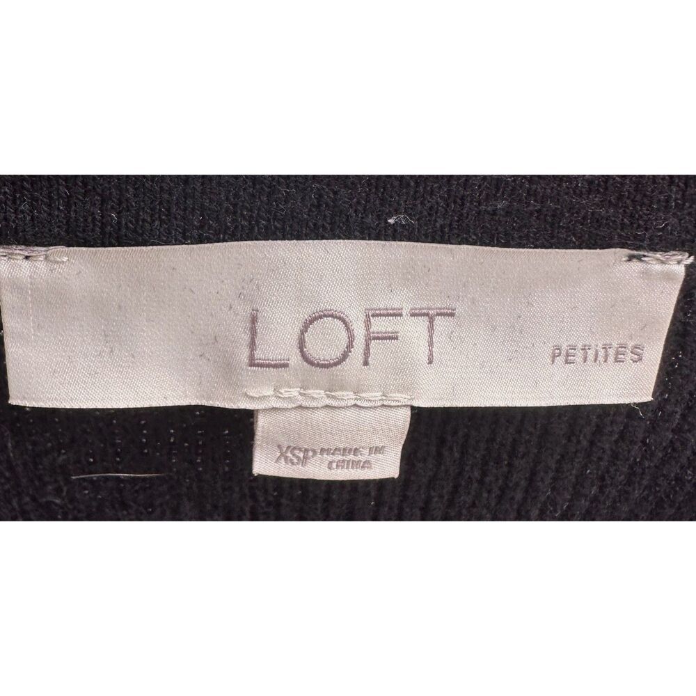 Loft LOFT black button down sleeveless tank sz XSP Size XS / US 0-2 / IT 36-38 - 2 Thumbnail