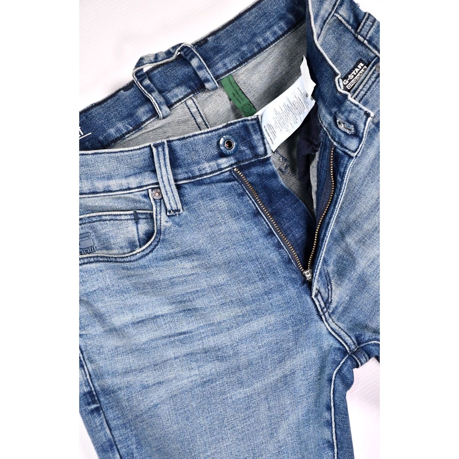 G-Star G-Star Lancet Skinny Jeans Men W28 L32 Denim Blue 92% Cotton 6% Elastomultiester 2% Elastane Jeans Mens Regular Fit Vintage: No Size US 28 / EU 44 - 6 Thumbnail