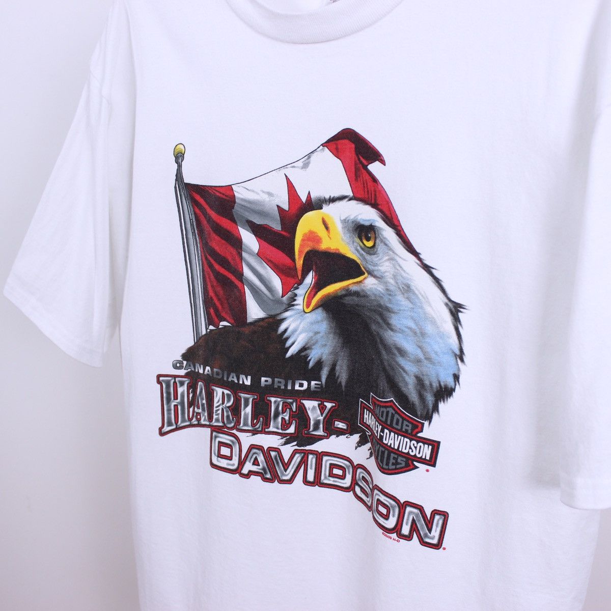 Harley Davidson Vintage Harley-Davidson Canadian Pride Short Sleeve T-Shirt Size US L / EU 52-54 / 3 - 3 Thumbnail