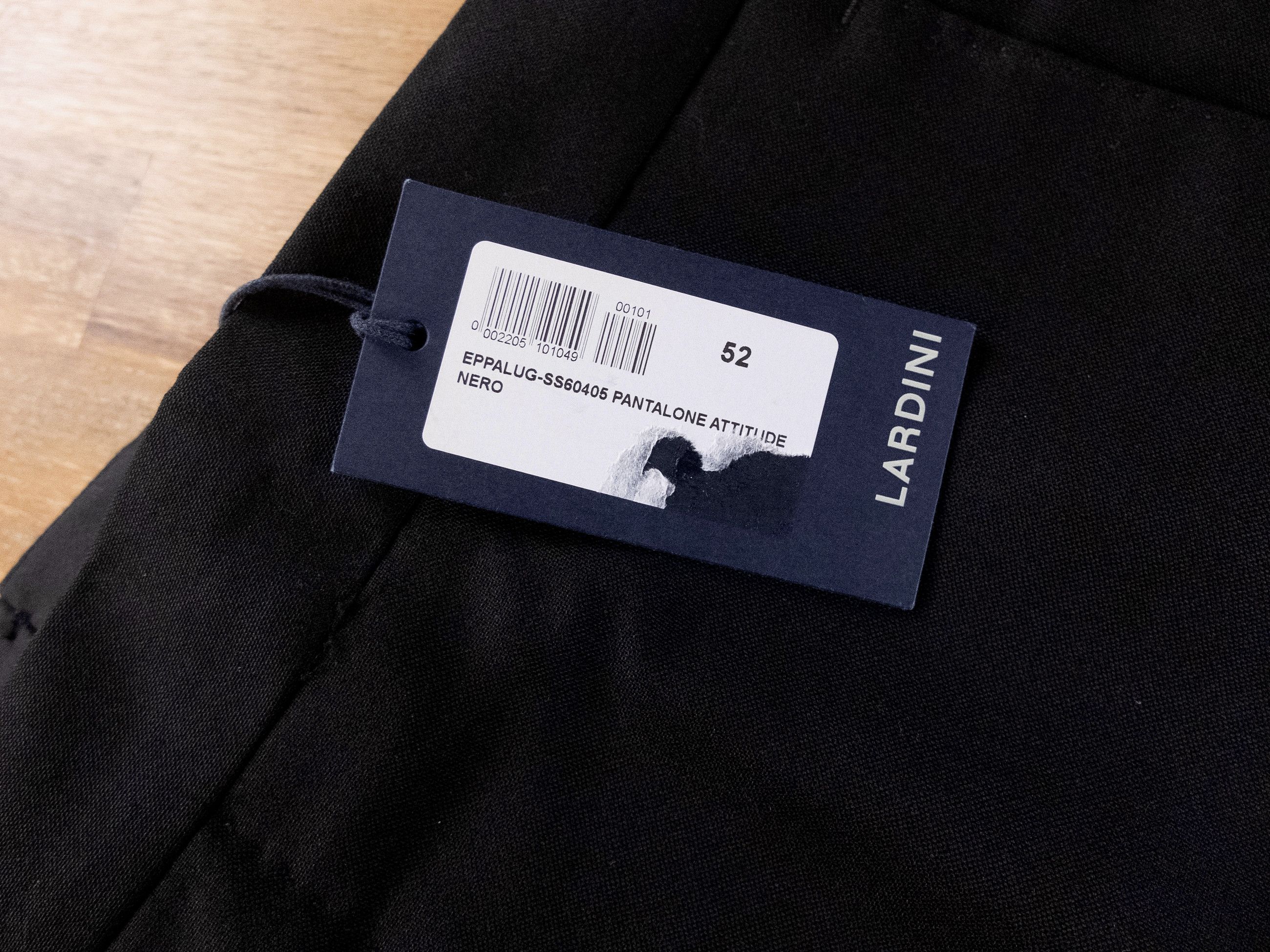 Lardini LARDINI black regular fit wool dress pants trousers 36 52 Size US 36 / EU 52 - 3 Thumbnail
