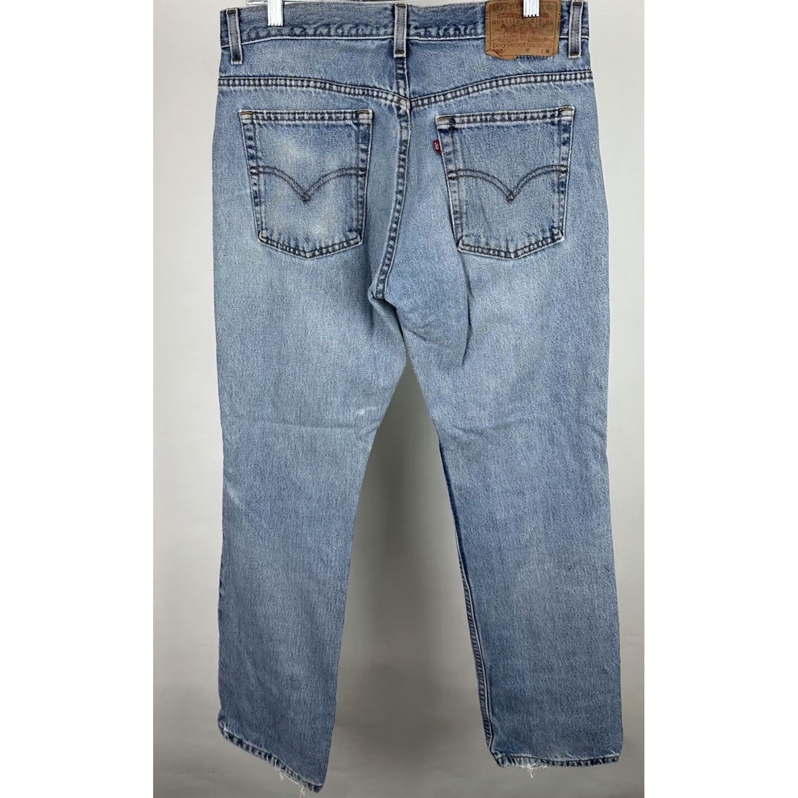 Levi's VINTAGE Levi's 505 Jeans Womens M Jeans Slim Mid Rise Blue 80s 90s Distressed Jeans Womens Mens? Size 32" / US 10 / IT 46 - 2 Thumbnail