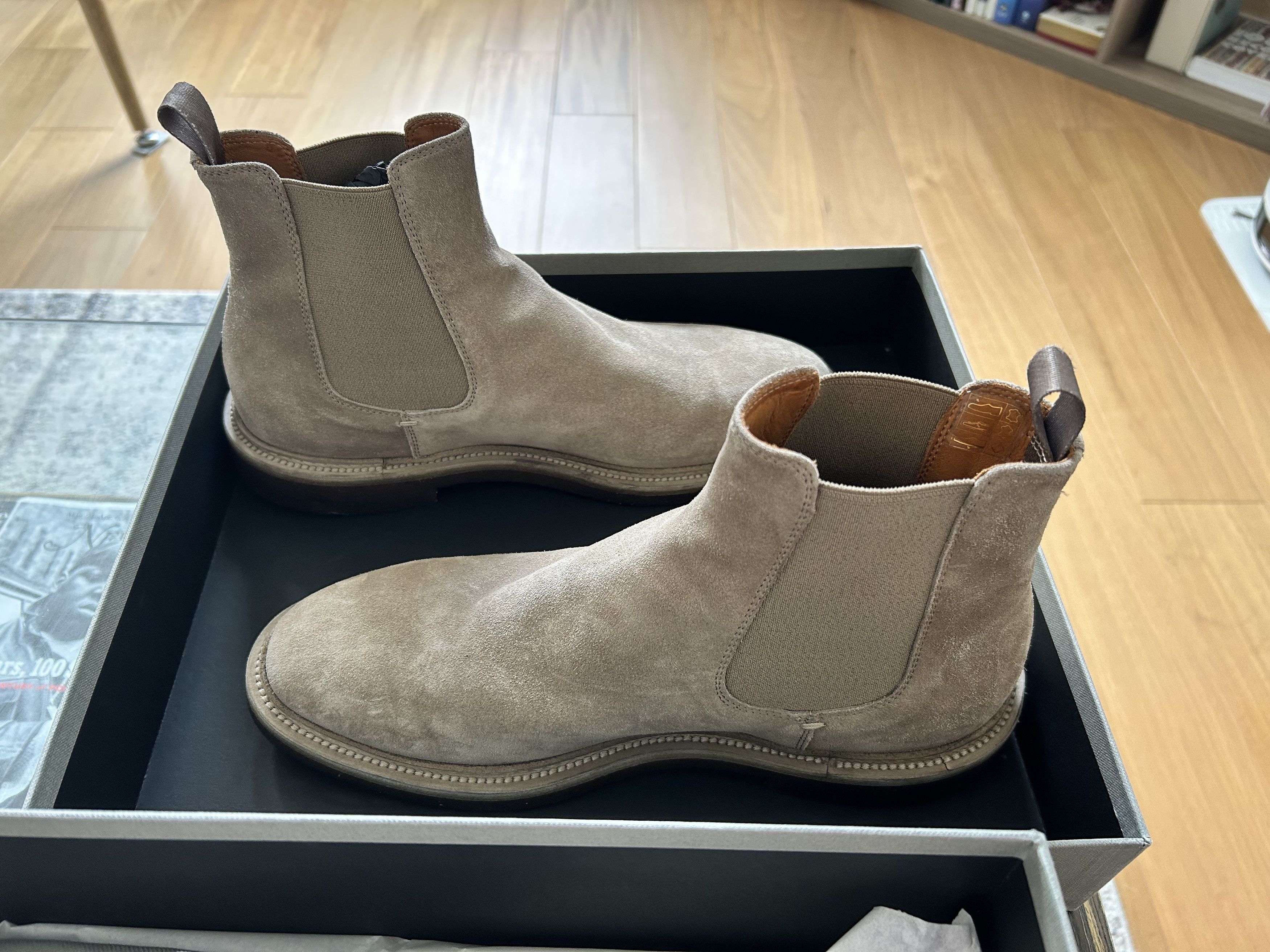 Officine Creative Hopkins 121 Brown Suede Chelsea Boot Size US 8.5 / EU 41-42 - 4 Thumbnail