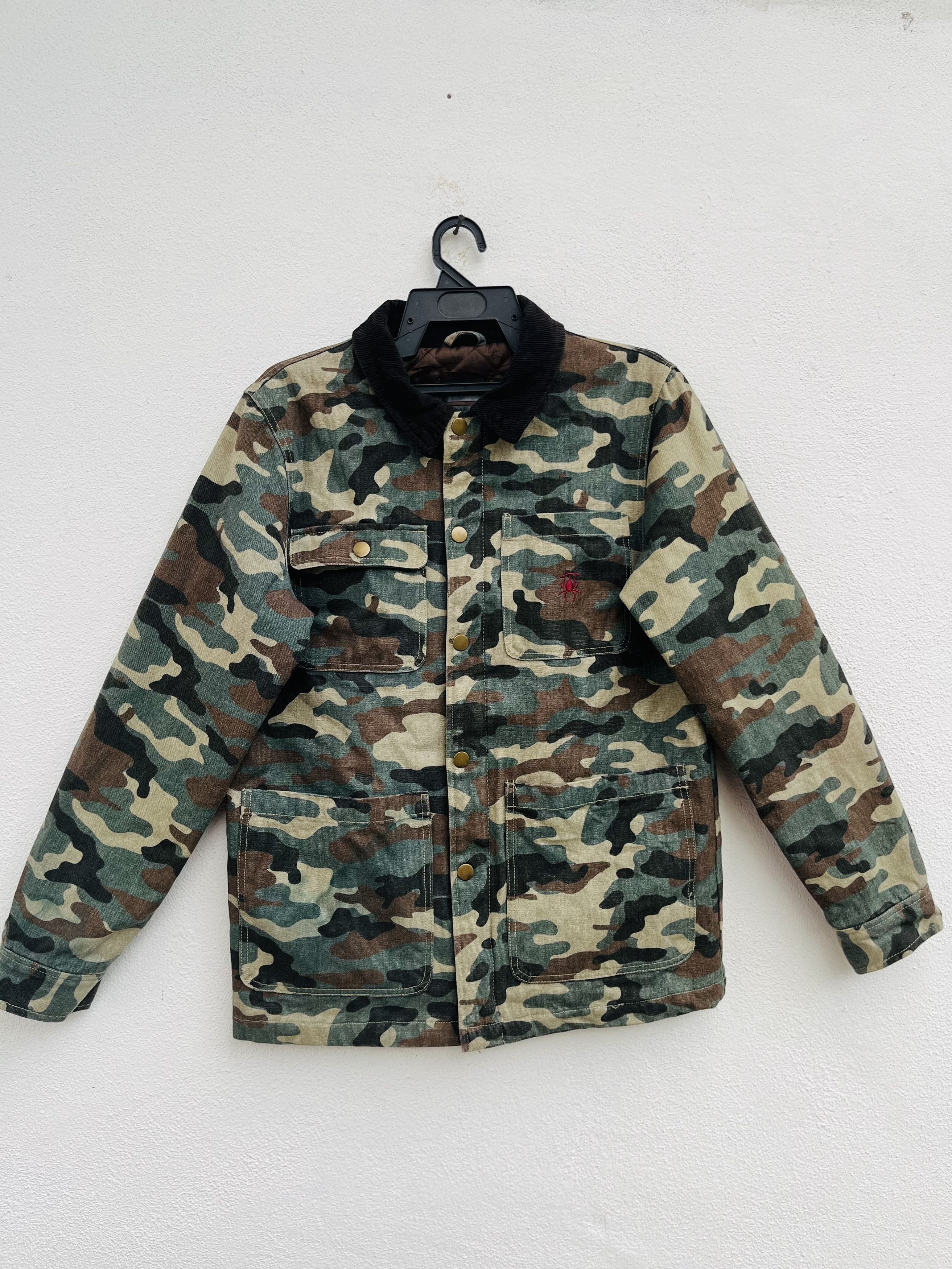 Japanese Brand Vintage DWFH Spider Duck Camouflage Fashion Style Size US M / EU 48-50 / 2 - 1 Thumbnail