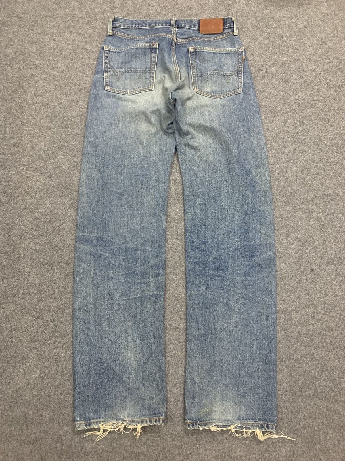 Edwin DISTRESSED EDWIN 505X SELVEDGE FADED BLUE. Size US 30 / EU 46 - 3 Thumbnail