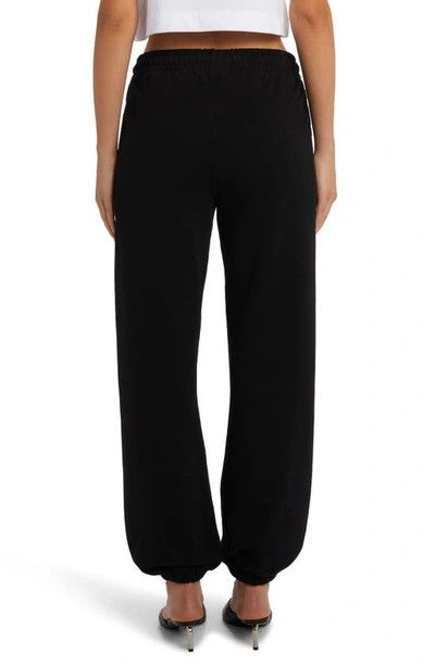 Off-White o1mle0425 Painter Logo Cuffed Sweatpant in Black Size 26" / US 2 / IT 38 - 2 Thumbnail