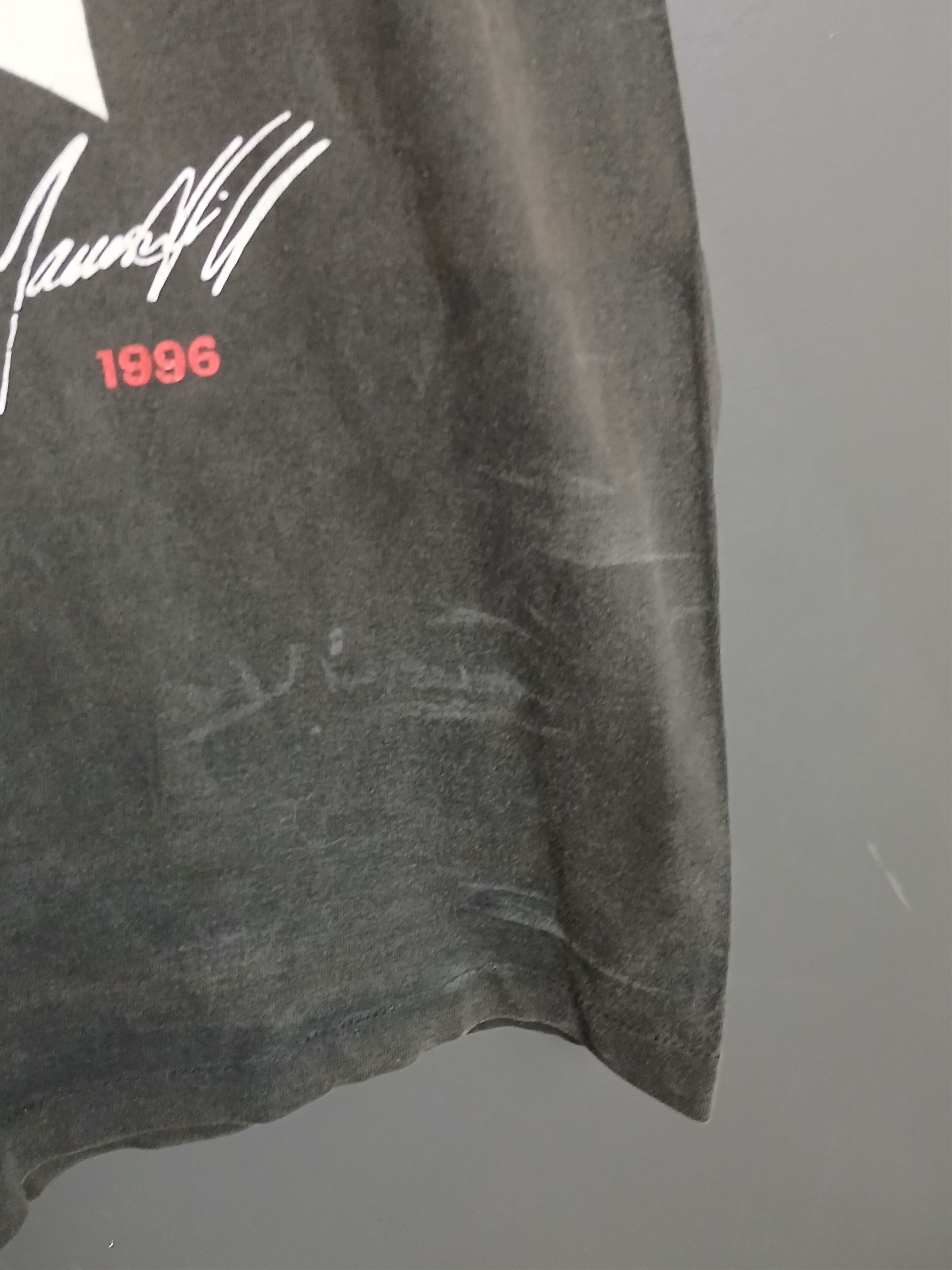 Formula 1 × Vintage Vintage 1996 Damon Hill F1 Racing Single Stitch T-Shirt Size US L / EU 52-54 / 3 - 6 Thumbnail