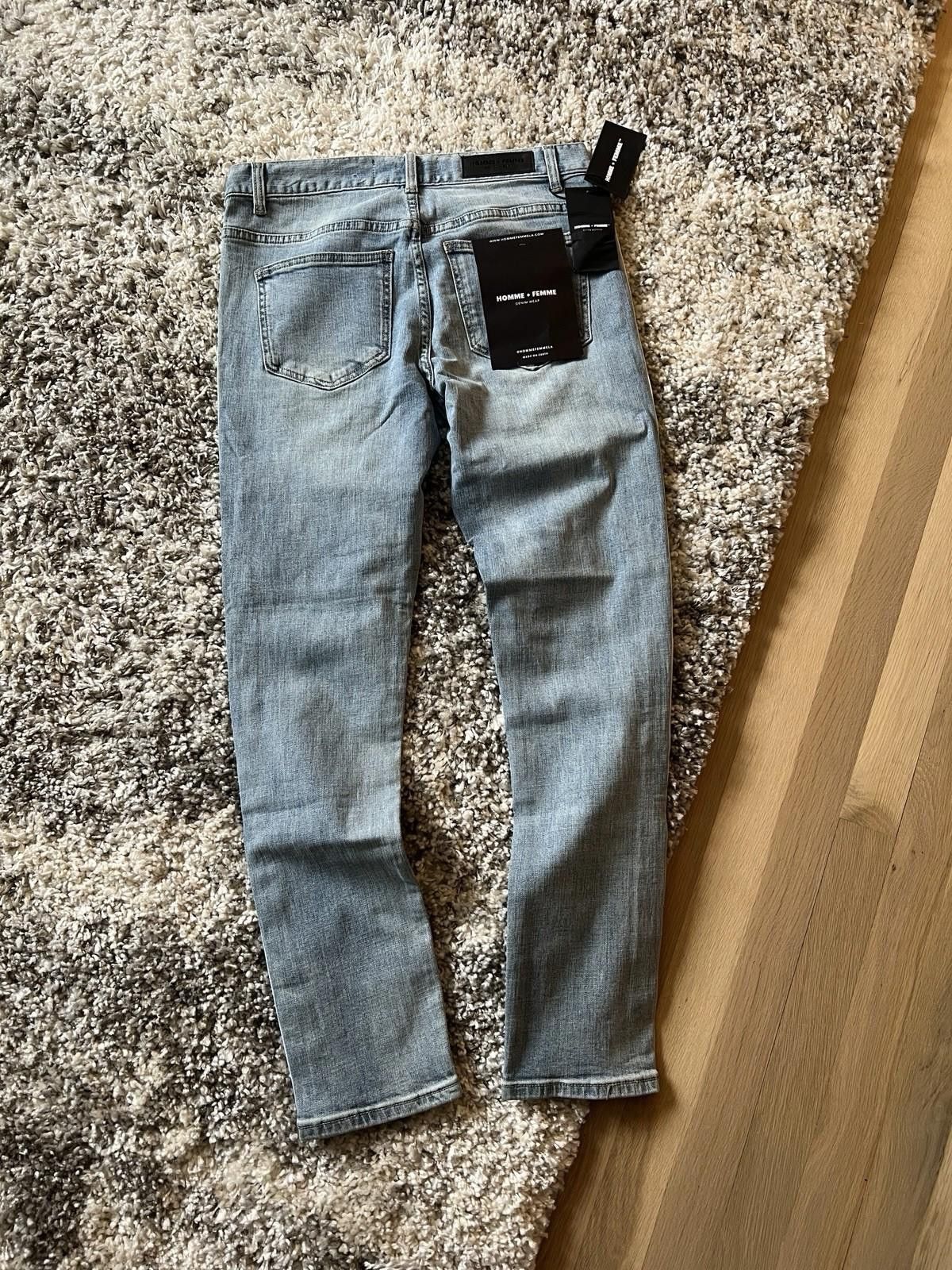 Homme + Femme La Homme + Femme Tesla Denim Jeans Size 32 New Size US 32 / EU 48 - 3 Thumbnail
