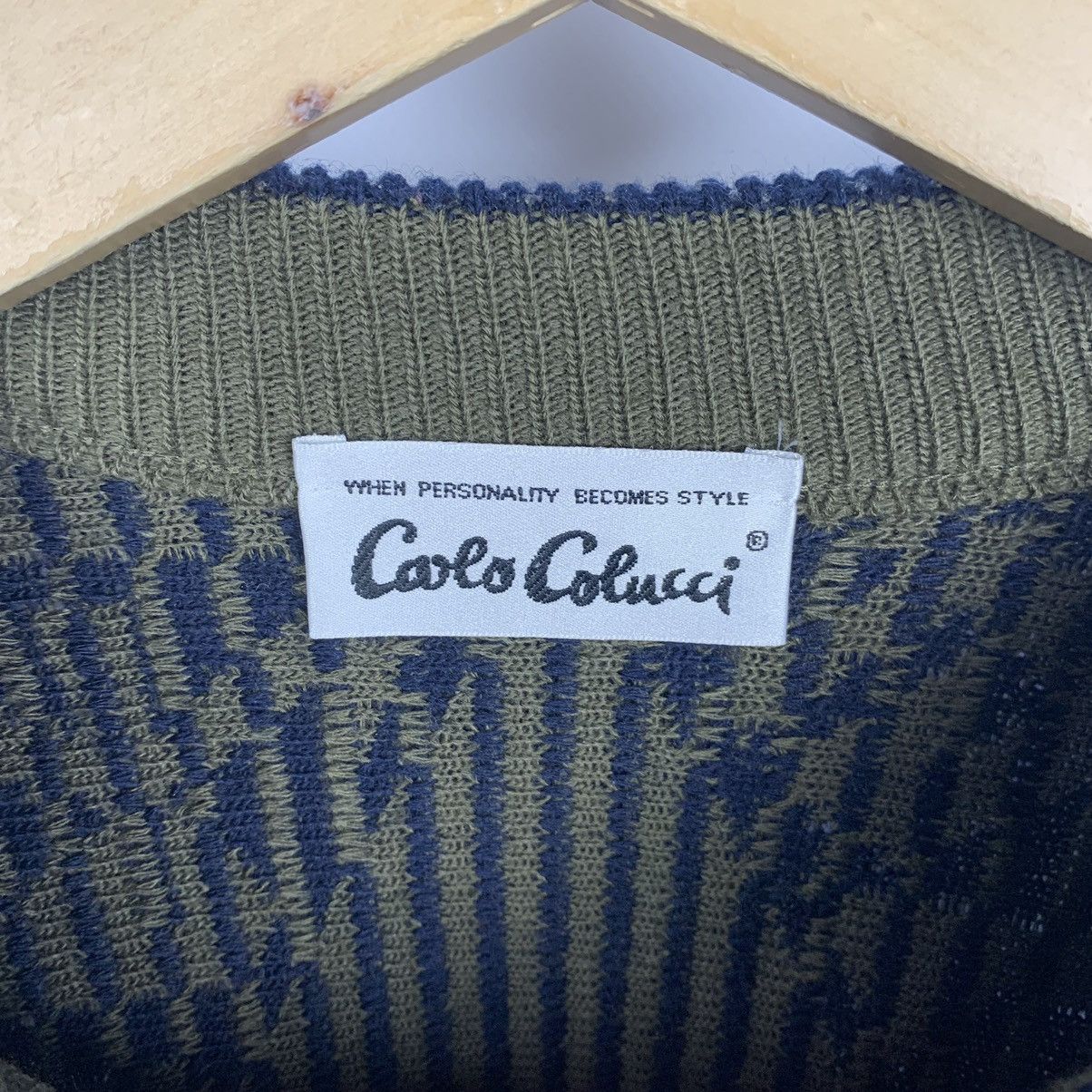 Carlo Colucci Vintage Carlo Colucci 3D Knit Wool Sweater Geometric Size 52 Size US L / EU 52-54 / 3 - 14 Thumbnail