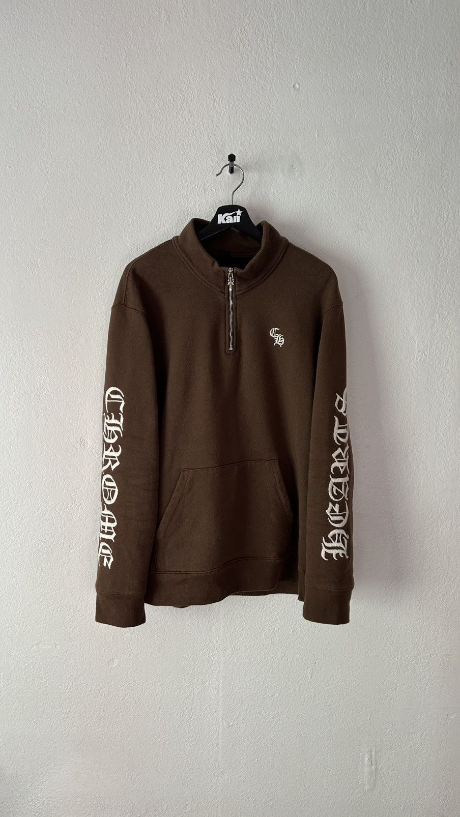 Chrome Hearts Chrome Hearts Brown Quarter Zip Size US XL / EU 56 / 4 - 1 Thumbnail