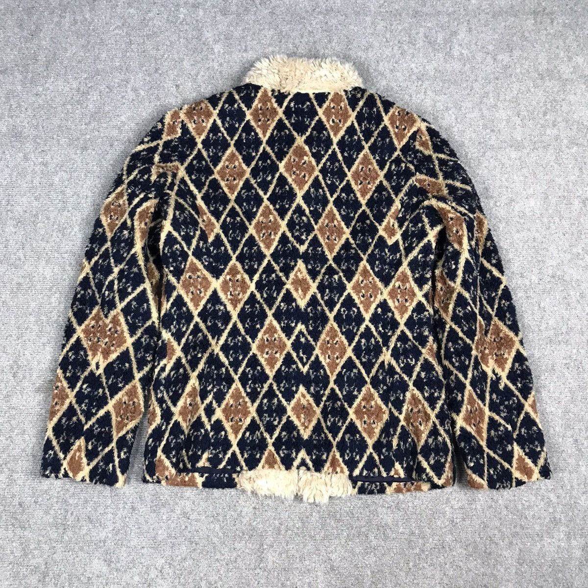 Japanese Brand × Michel Klein MICHEL KLEIN PARIS JAPAN NAVAJO SHERPA STYLE WOMAN JACKET Size XS / US 0-2 / IT 36-38 - 7 Thumbnail