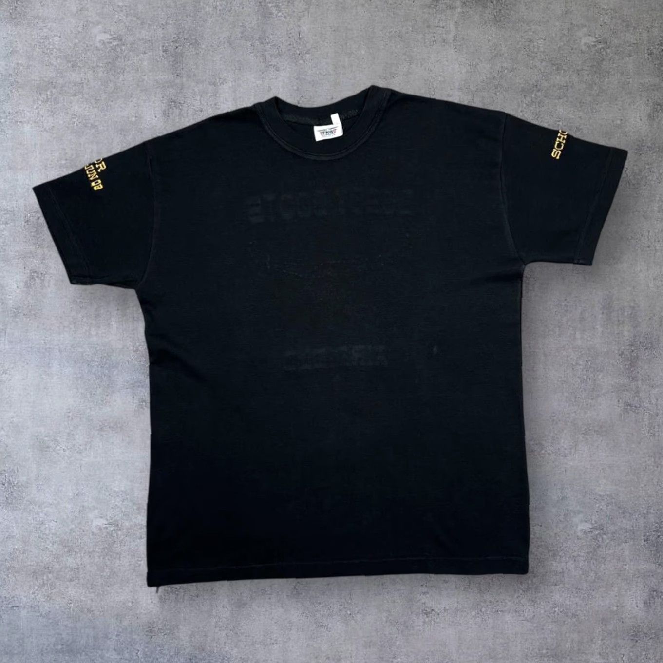 Vintage Dusty Boots Airfield Embroidered Cow Skull Tourist Graphic T-Shirt Large Black Mens L Short Sleeve Cotton Shirt Size US L / EU 52-54 / 3 - 2 Thumbnail