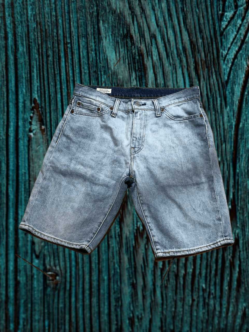 Levi's Levi's Premium Denim Jeans SHORTS Light Wash Size US 30 / EU 46 - 1 Thumbnail