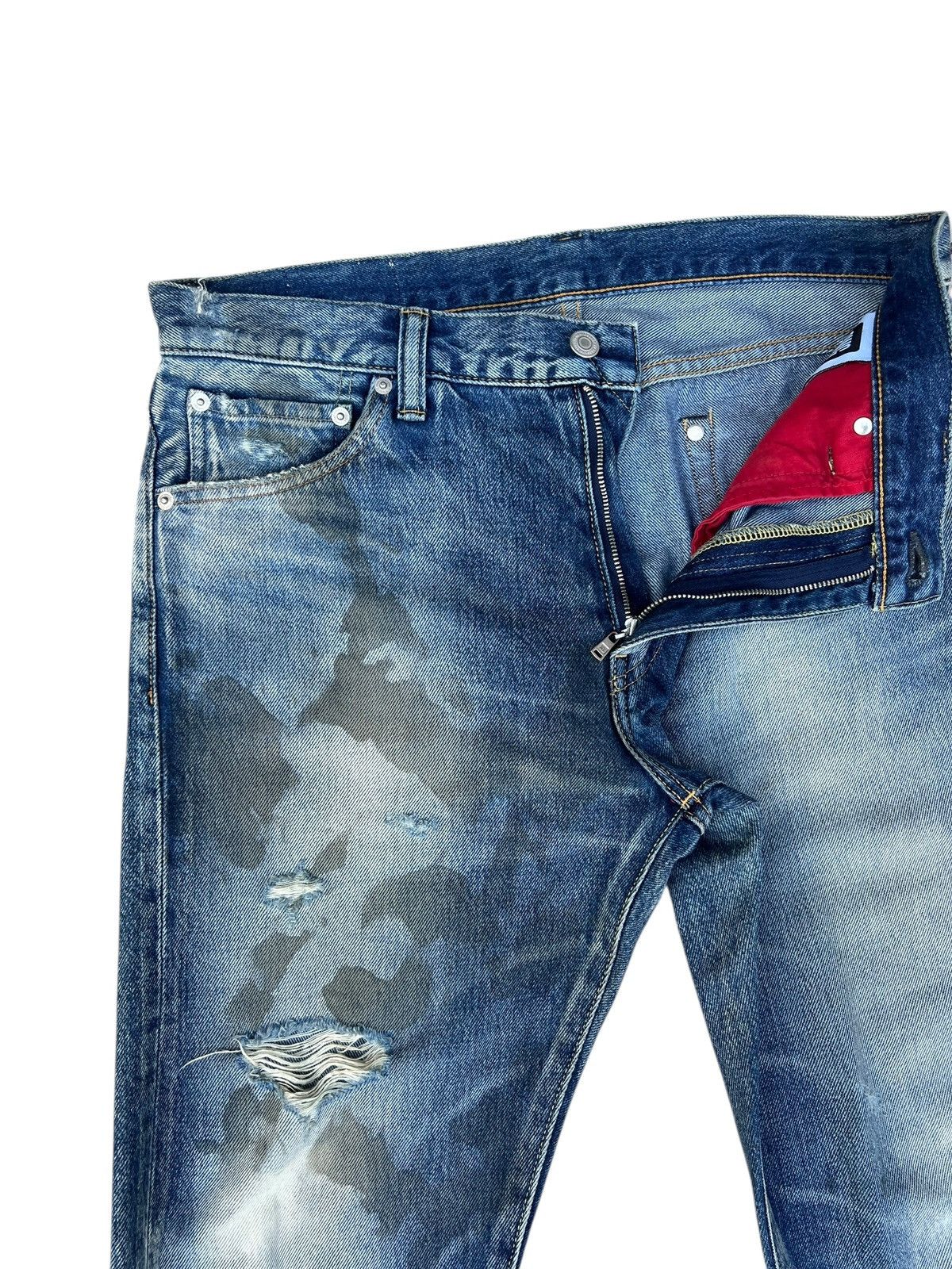 Swagger Swagger Japan Distressed Ripped Denim Jeans Size US 31 - 8 Thumbnail