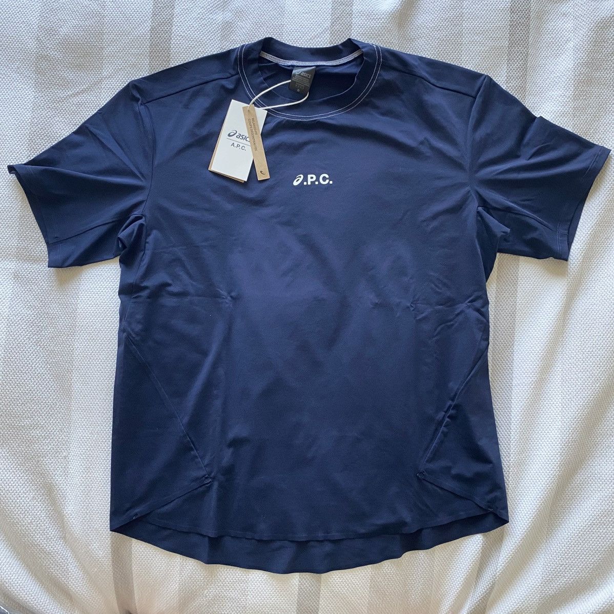 A.P.C. アシックス　CREW SS TOP 海外サイズS A.P.C×asics テニス CREW SLEEVELESS TOP タンクトップ (A.P.C.