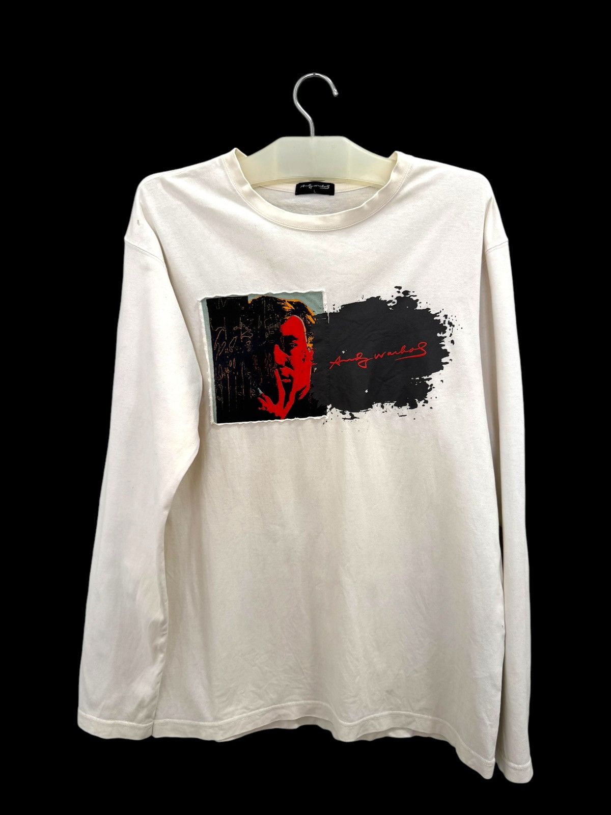 Andy Warhol × Designer × Uniqlo ANDY WARHOL UNIQLO SELF PORTRAIT PATCHES LONGSLEEVE TEE Size US L / EU 52-54 / 3 - 1 Thumbnail