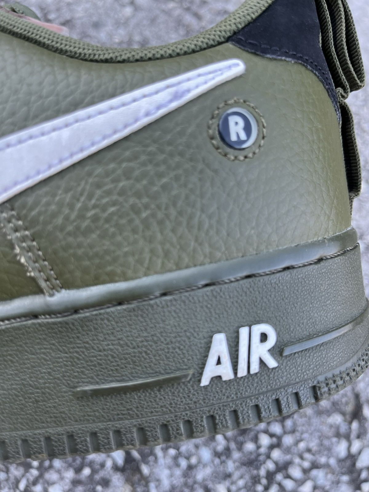 Nike Nike Air Force 1 07 LV8 Utility Olive Canvas Size US 13 / EU 46 - 6 Thumbnail