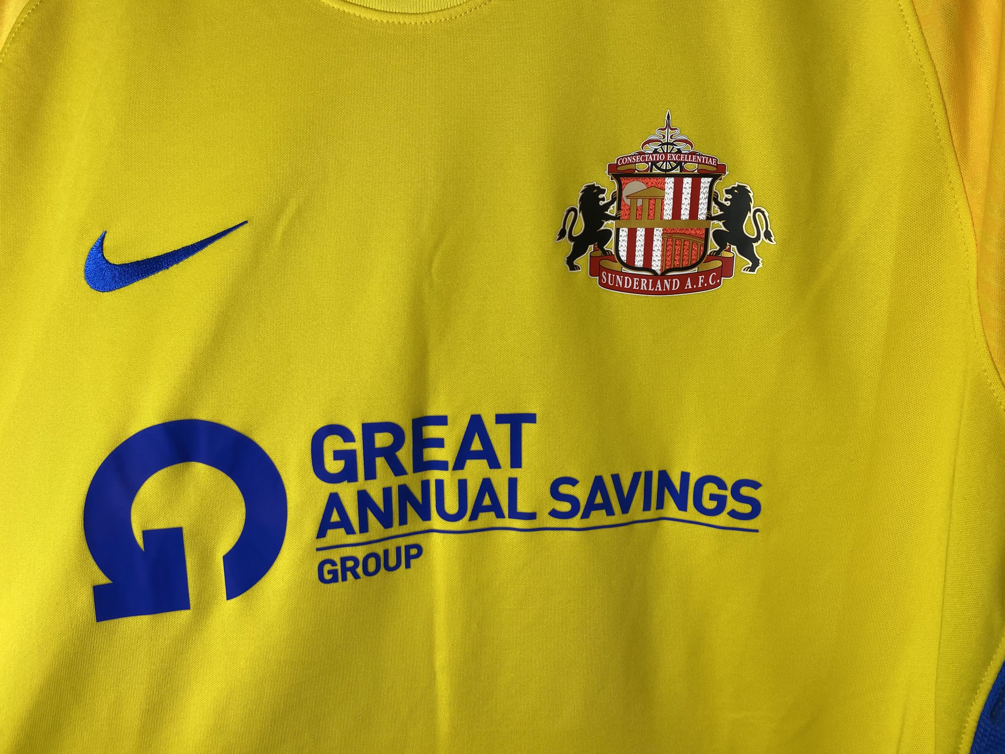 Nike SUNDERLAND 2021 2022 AWAY FOOTBALL SHIRT SOCCER JERSEY NIKE Size US XL / EU 56 / 4 - 3 Thumbnail