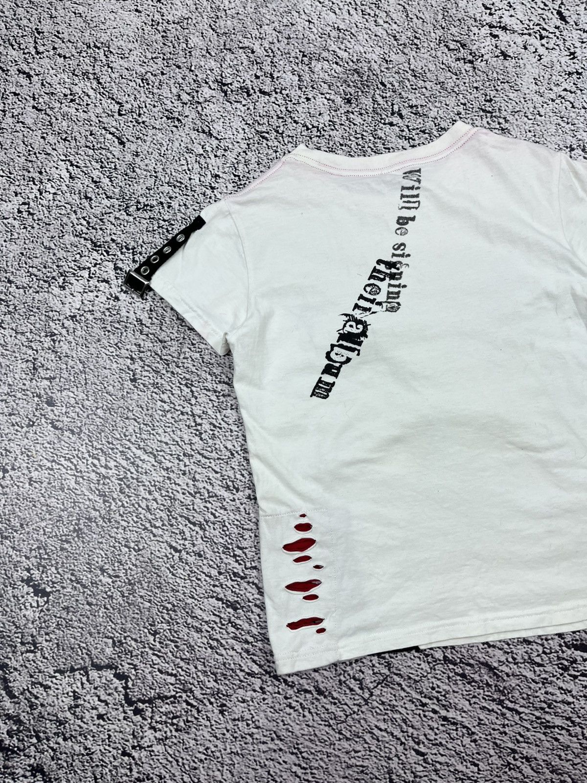 Japanese Brand Vintage Bondage Punk Strap Harness Zip T-Shirt Size M / US 6-8 / IT 42-44 - 10 Thumbnail