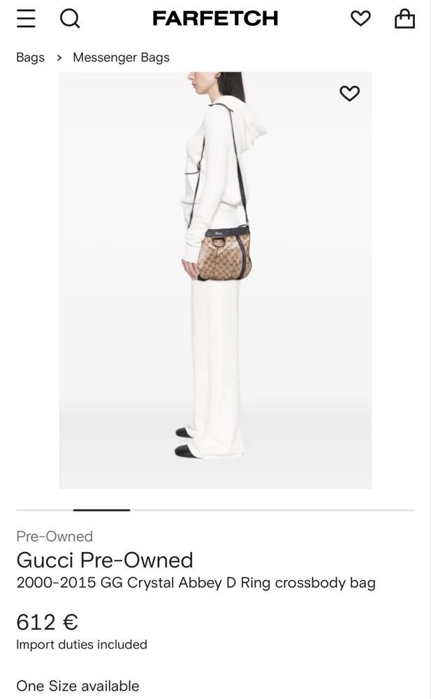 Gucci Gucci Crystal Abbey D Ring Monogram Bag Size ONE SIZE - 7 Thumbnail
