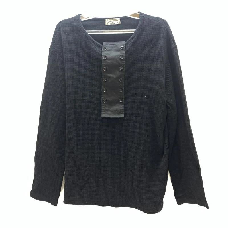 Yohji Yamamoto Yohji Yamamoto POUR HOMME henry neck long shirts hc-t25-080 Size US L / EU 52-54 / 3 - 2 Thumbnail